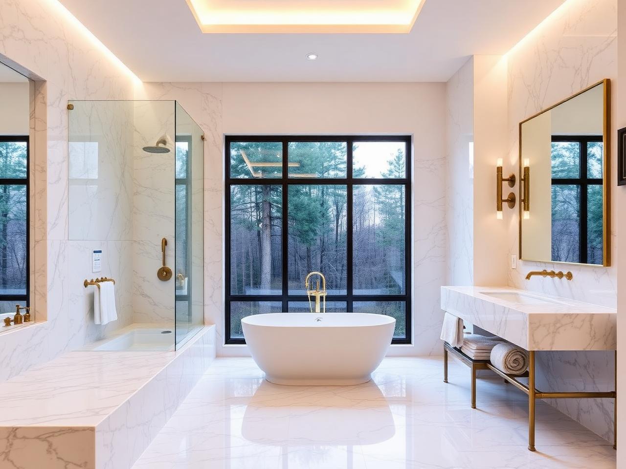 Marble Master Bath